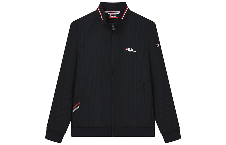 FILA Solid Lightweight Woven Athletic Jacket in Legendary Blue F11M221701FNV