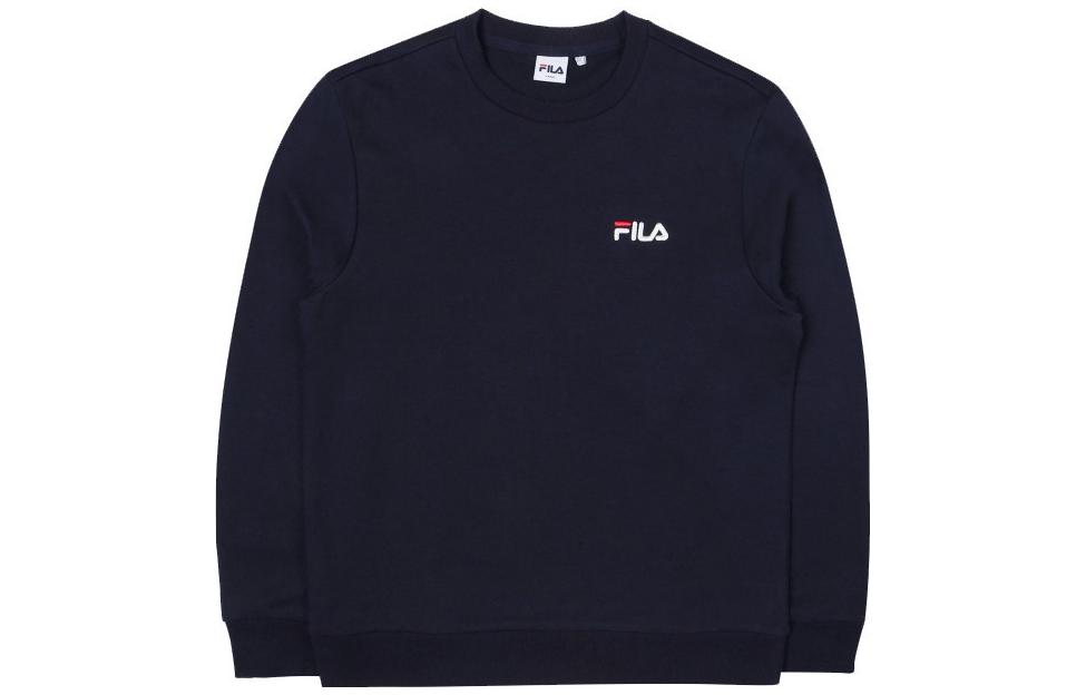 FILA Solid Logo Crewneck Sweatshirt Unisex Dark Navy FS2POC3103X-INA