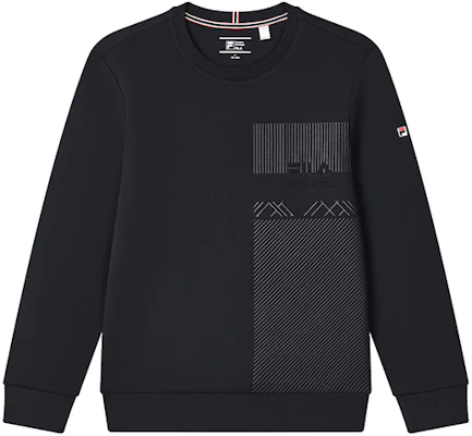 FILA 經典Logo刺繡針織套頭衫 運動衛衣 傳奇藍 F11M311210F-NV Buy FILA 經典Logo刺繡針織套頭衫 運動衛衣 傳奇藍 F11M311210F-NV