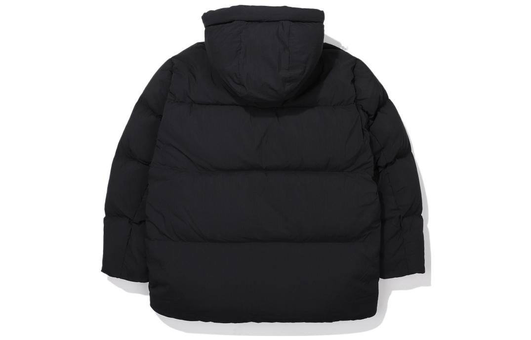 Lookbook FILA Hoodie Jaket Unisex Hitam Logo Bordir Ritsleting Solid FS2DJE4107X-BLK