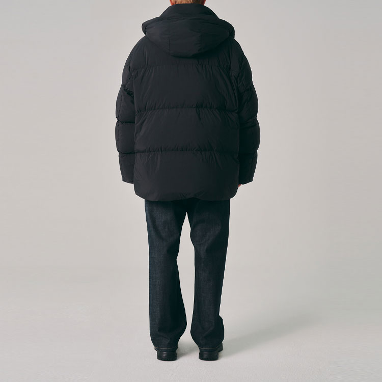 Details for FILA Hoodie Jaket Unisex Hitam Logo Bordir Ritsleting Solid FS2DJE4107X-BLK