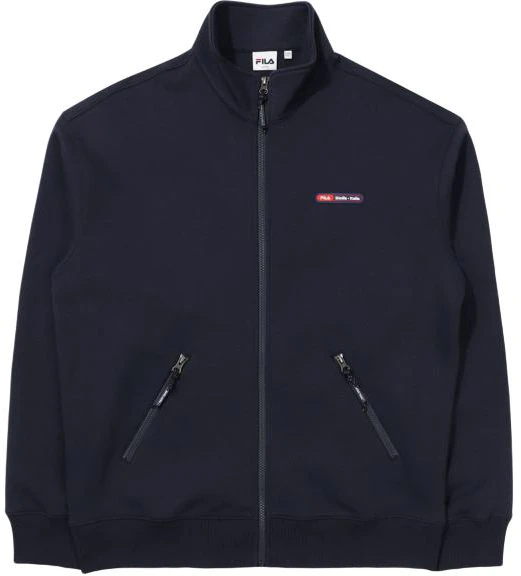 fila-solid-logo-high-neck-zip-up-long-sleeve-jacket-unisex-navy-blue-fs-2-fte-1181-x-ina