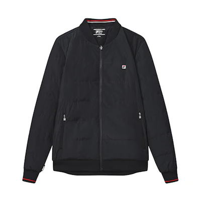 FILA Solid Logo Warm Woven Cotton Two-Piece Jacket Men’s Legend Blue F11M311701F-NV