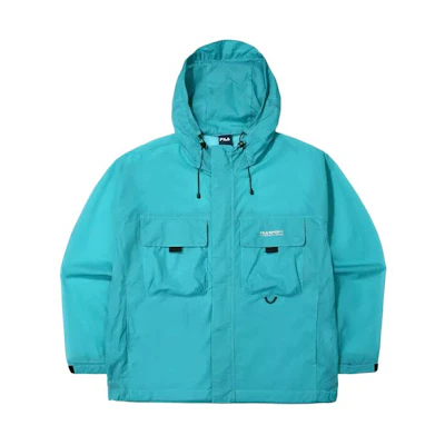 FILA Solid Logo Zip-Up Hoodie Jacket Unisex Light Blue FS2JKG2136X-AQA
