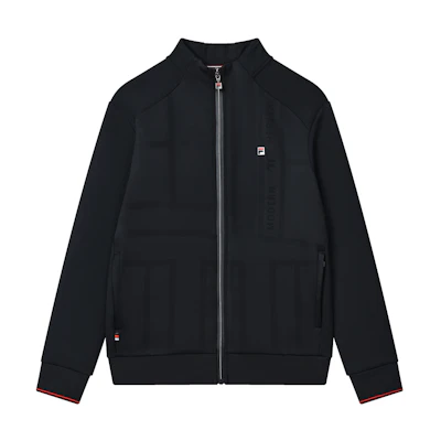 FILA Solid Logo Zip-Up Jacket - Legendary Blue F11M311503FNV