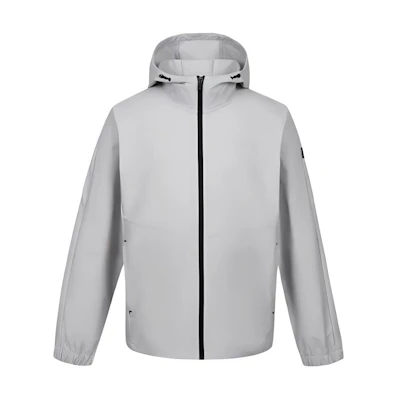 FILA Solid Slim Fit Zip-Up Hoodie Jacket Gray Unisex FS2JKG3201UL-GY