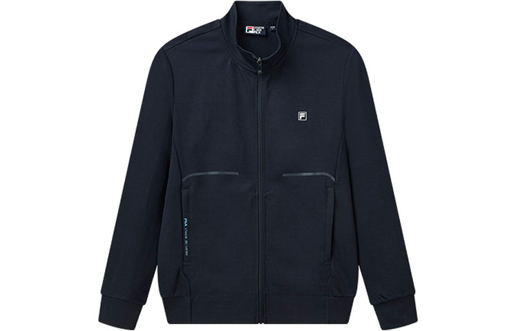 FILA Solid Zip-Up Jacket in Legendary Blue F11M122501FNV