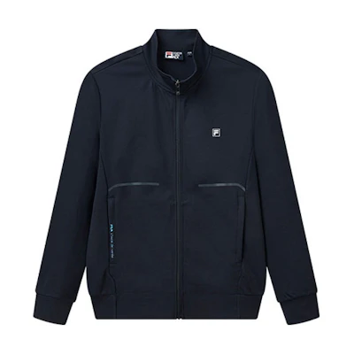 FILA Solid Zip-Up Jacket in Legendary Blue F11M122501FNV