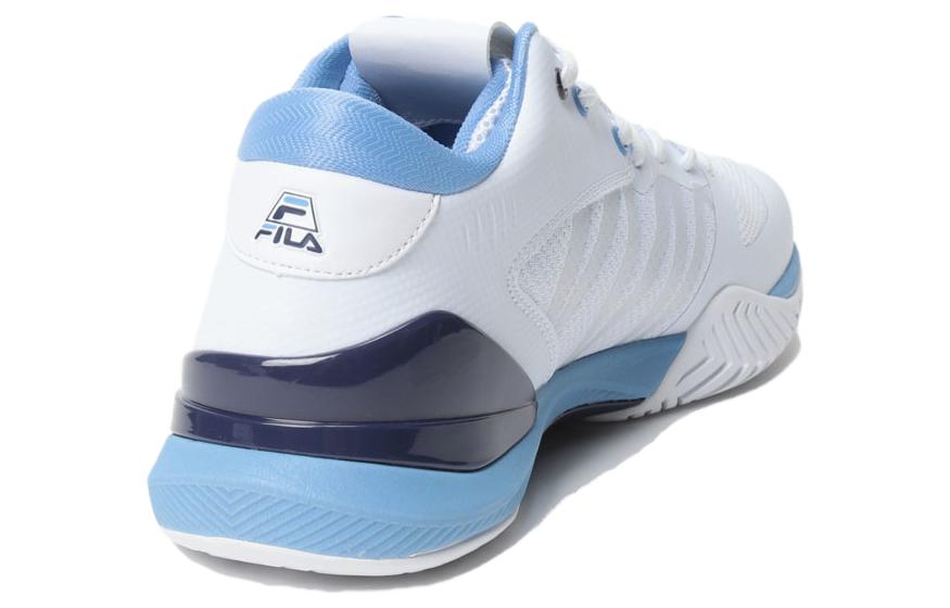 Shop FILA Spaghetti C2 S Mid Retro Basketball Shoe 'White Blue' 505158525_01B