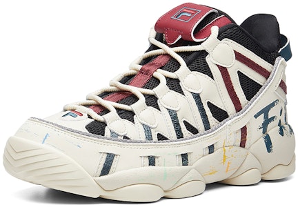Fila Fusion 斐樂潮牌 Spaghetti 復古籃球鞋 黑白紅 Order Fila Fusion 斐樂潮牌 Spaghetti 復古籃球鞋 黑白紅