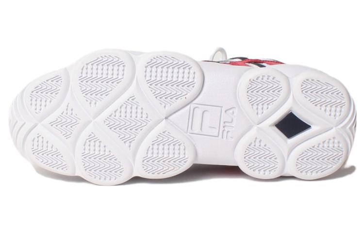 Shop FILA 细节款低帮运动鞋 '白蓝' 505128543-01B