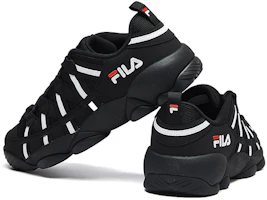 Shop 斐樂潮牌 Fila Fusion Spaghetti Low 低幫籃球鞋 黑色