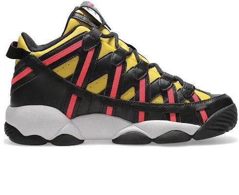 FILA斐樂 Spaghetti 減震防滑耐磨 中幫 籃球鞋 男女同款 黑黃 Order FILA斐樂 Spaghetti 減震防滑耐磨 中幫 籃球鞋 男女同款 黑黃