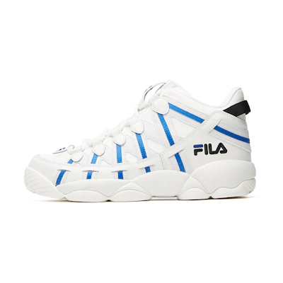 FILA Spaghetti Mid Baeketball Shoes White/Blue