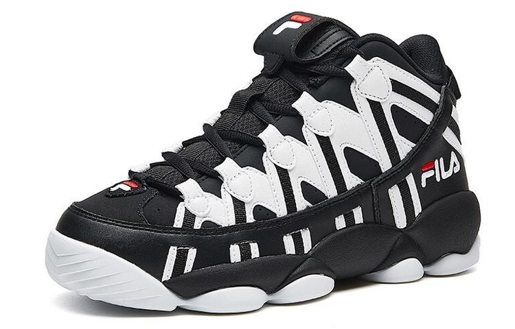 Order FILA スパゲティ ミッド 黒/白 F12M041243FBW