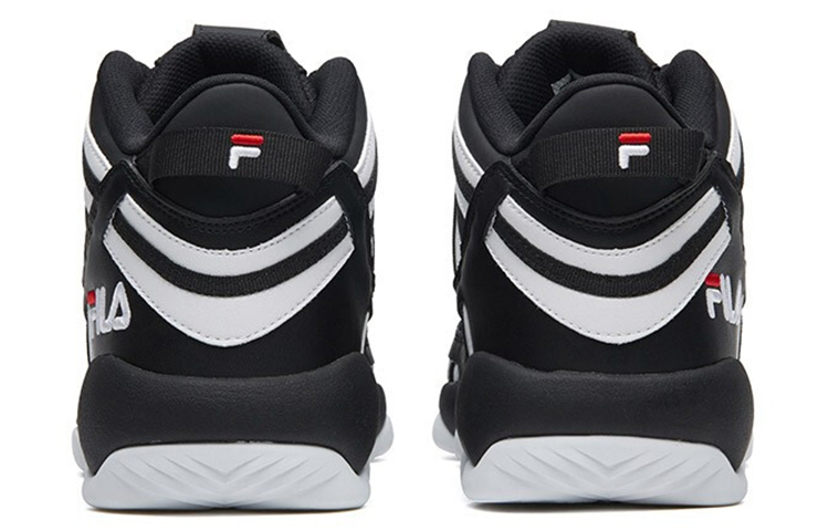 Shop FILA スパゲティ ミッド 黒/白 F12M041243FBW