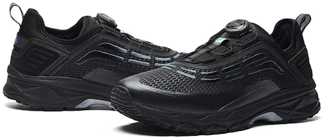 Shop 斐樂 FILA Speed Fire 男款低幫跑步鞋 - 黑色