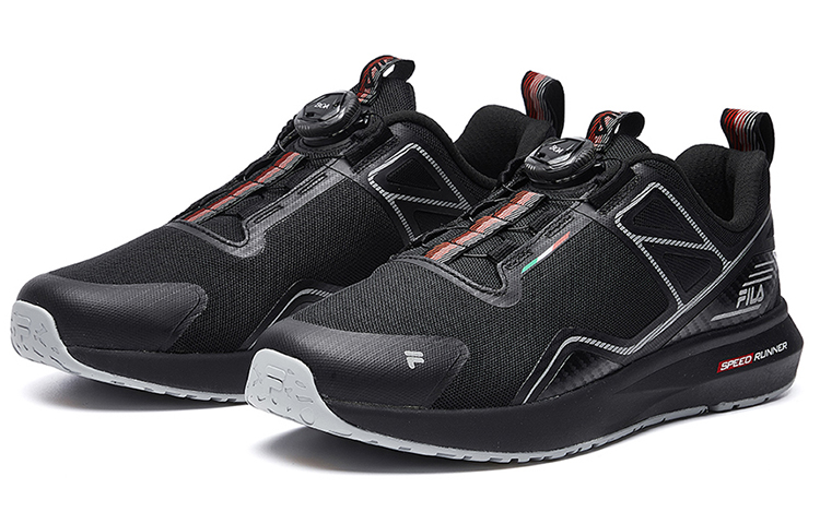 Lookbook Fila 斐樂 Speed Runner Boa 急速跑者 低筒跑步鞋 黑