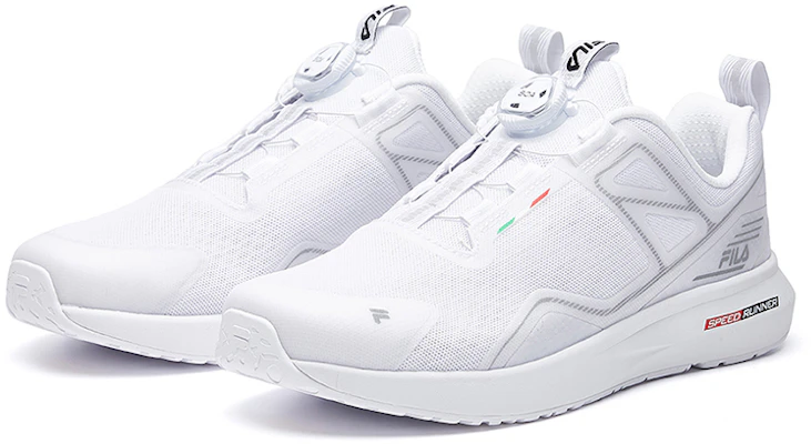FILA Speed Runner Boa ''Scarpe Basse da Corsa Bianche'' A12M022207FWT Lookbook FILA Speed Runner Boa ''Scarpe Basse da Corsa Bianche'' A12M022207FWT