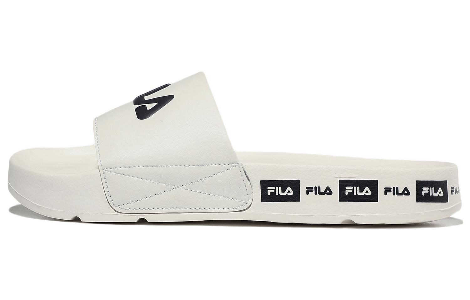 FILA Sports Slippers Unisex White Black Korean Version 'White Black' 1SM01591E_920