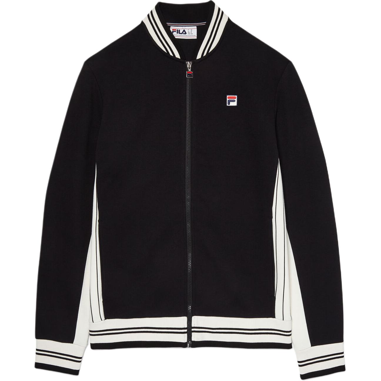 FILA Spring Collection SS24 Full-Zip Jacket Black - Stylish & Comfortable LM33E584-978