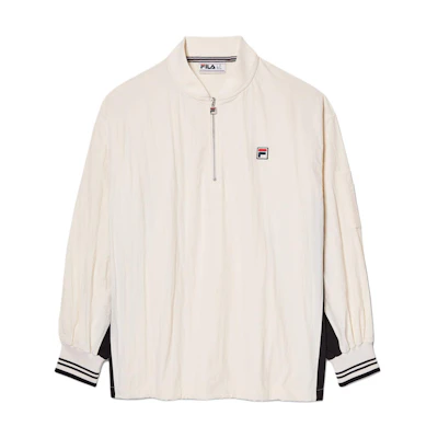 FILA Spring Collection SS24 Half-Zip Jacket - Gray White, Comfortable Style LU411420-112