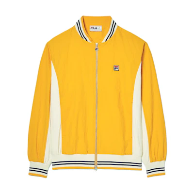 FILA Spring Collection Yellow Comfortable Pleated Zip Jacket LU411119-720