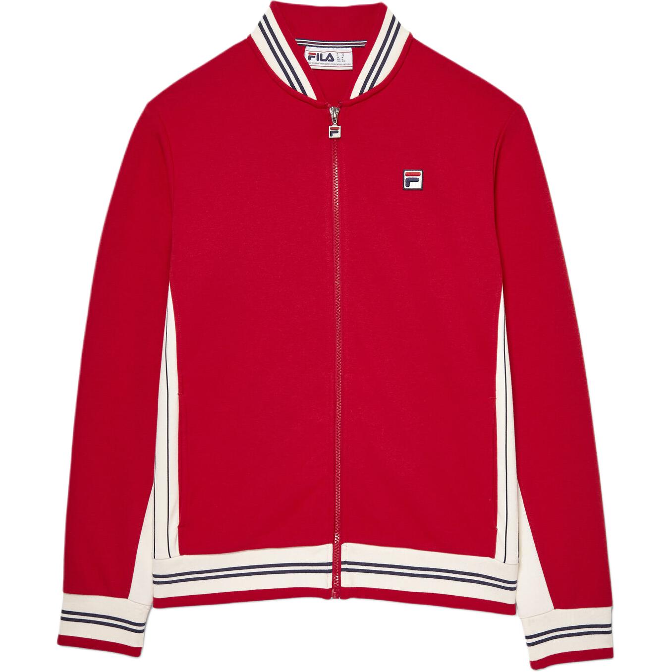 FILA Spring SS24 Red Baseball Collar Zip Long-Sleeve Jacket LM33E584-870
