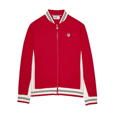 FILA Spring SS24 Red Baseball Collar Zip Long-Sleeve Jacket LM33E584-870