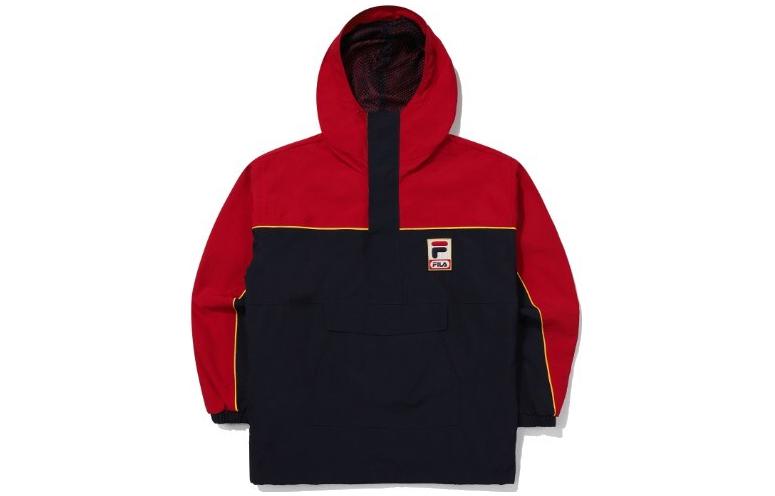 FILA SS22 Colorblock Pullover Long Sleeve Jacket Unisex Deep Blue FS2JKE4702X-INA