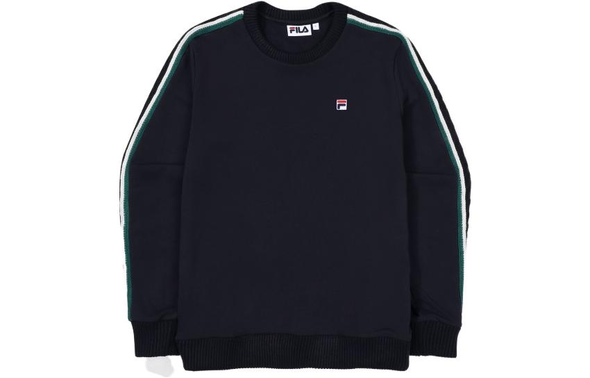 FILA SS23 Knit Casual Sweatshirt Unisex - Navy Blue FS2POF3392XINA