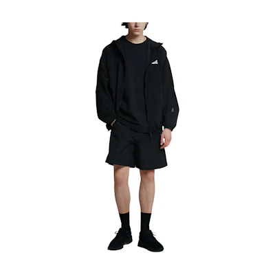 FILA SS23 Lightweight Solid Zip-Up Hoodie Jacket - Black FE2JKD5105X-BLK