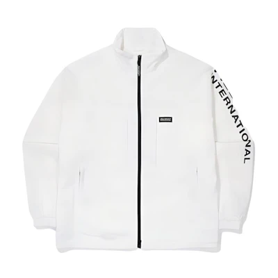 FILA SS23 Solid Color Zip Outdoor Casual Jacket Men’s White FS2JKF1131X-OWH