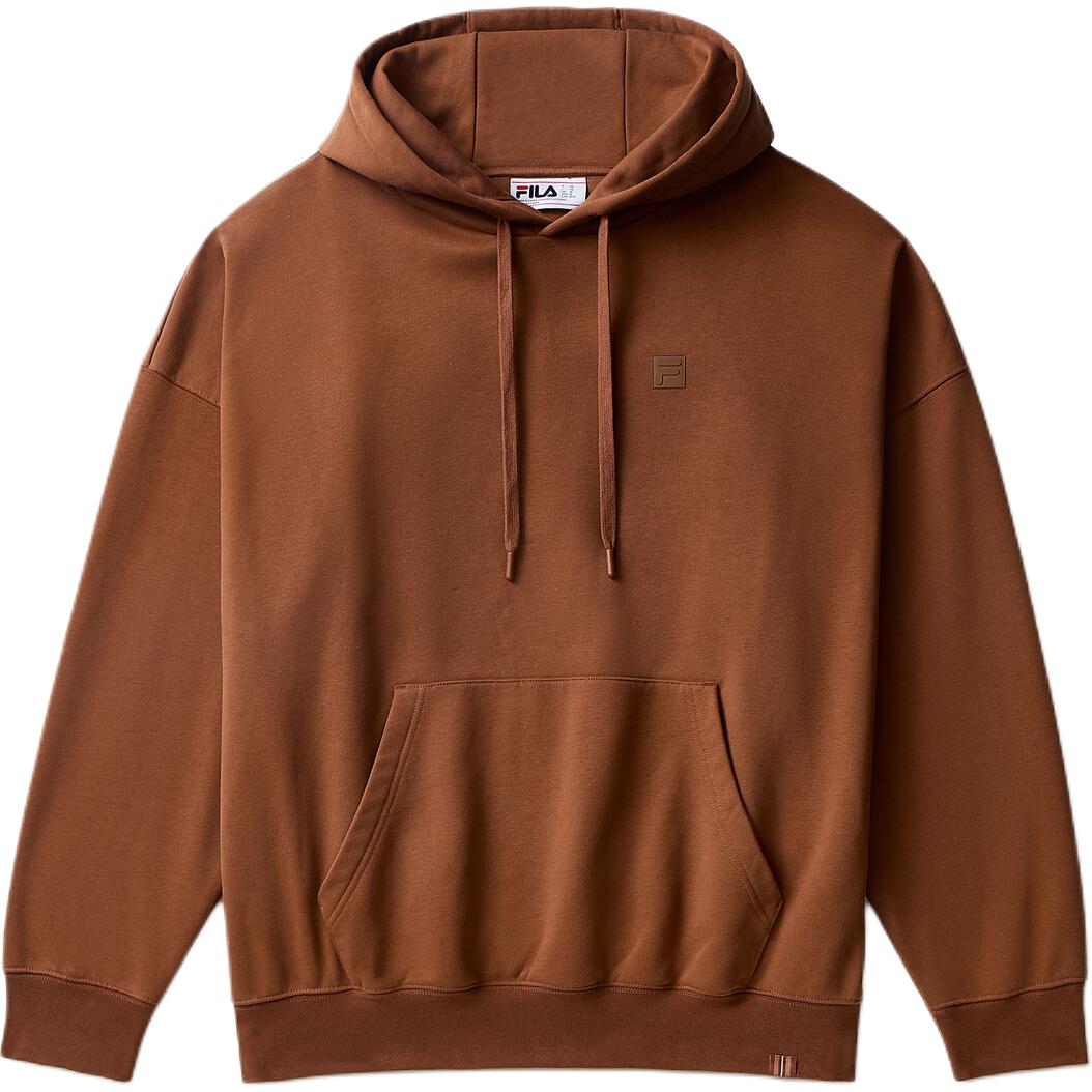 FILA SS24 Apex Unisex Comfortable Fashion Hoodie Brown LU431150-200