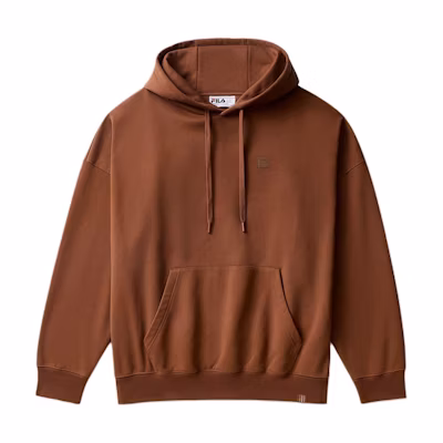 FILA SS24 Apex Unisex Comfortable Fashion Hoodie Brown LU431150-200