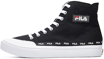 FILA STRADA high-top canvas shoes Black/white F12M034412FBW FILA STRADA high-top canvas shoes Black/white F12M034412FBW