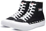 Order FILA STRADA 高帮帆布鞋 黑/白 F12M034412FBW