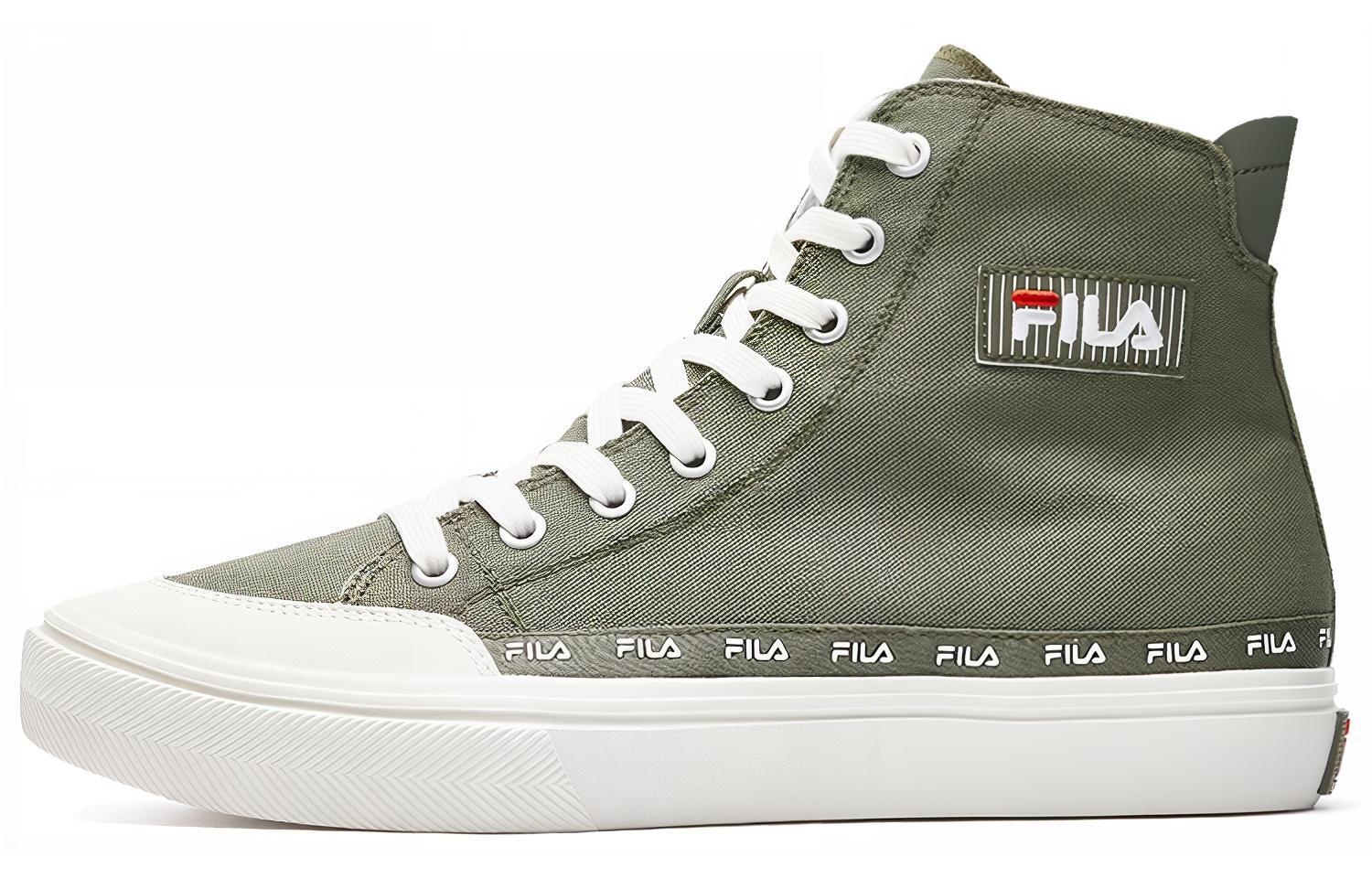 FILA STRADA high-top canvas shoes Green F12M034412FGN
