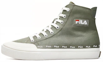 FILA STRADA high-top canvas shoes Green F12M034412FGN FILA STRADA high-top canvas shoes Green F12M034412FGN