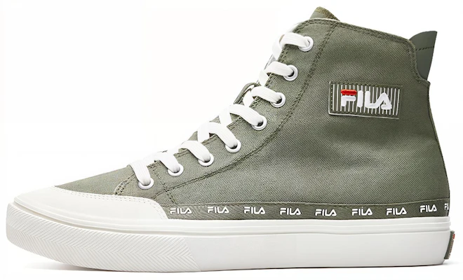 Fila 斐樂 串標 高筒帆布鞋 橄欖綠 Buy Fila 斐樂 串標 高筒帆布鞋 橄欖綠