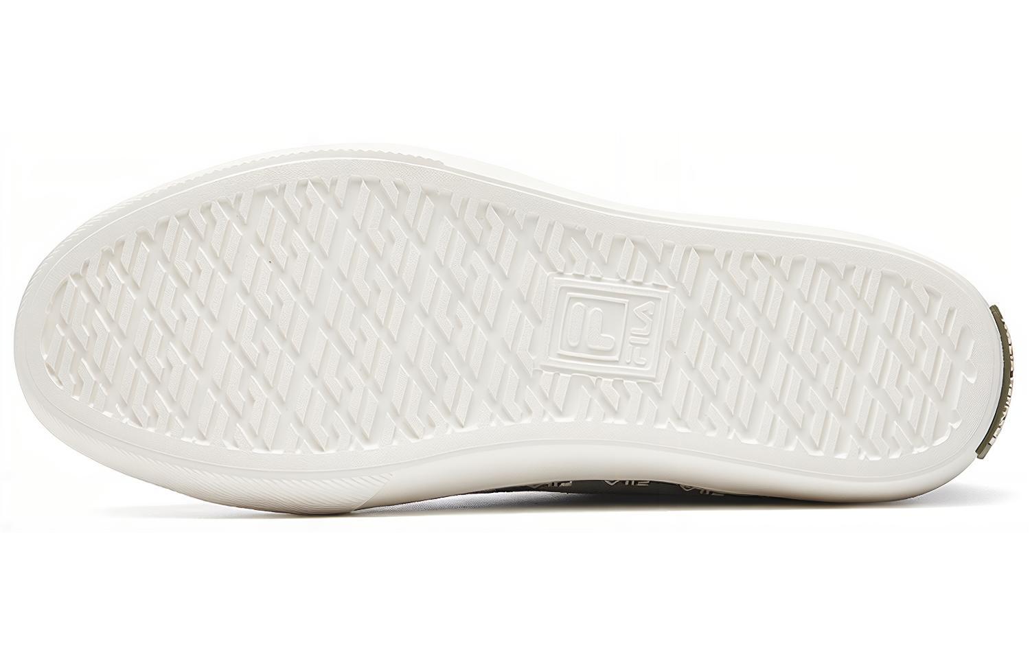 FILA STRADA high-top canvas shoes Green 圖 4