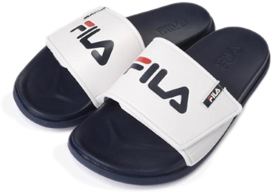 FILA Strap Outdoor Sport Slide 'White Blue Korean Edition' SM00556D_431 Order FILA Strap Outdoor Sport Slide 'White Blue Korean Edition' SM00556D_431