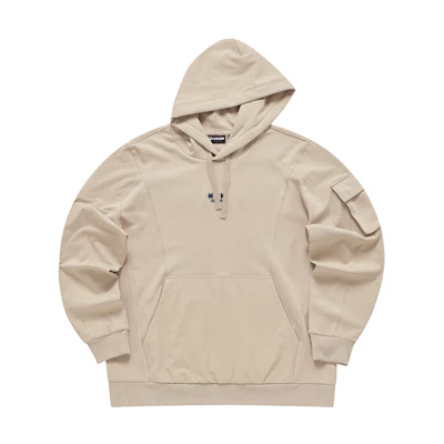 FILA Street Sport Oversized Hoodie with Multiple Pockets - Mingya Khaki T11M331203F-LK