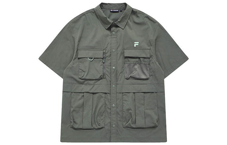 FILA Street Style Outdoor Utility Jacket Military Green T11M321403F-KK