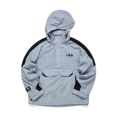 FILA Streetsport Hooded Jacket in Standard White - Casual Athletic Wear T11M143702F-GY