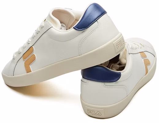 FILA Stride Sneakers Wit/Blauw/Oranje F12M114313FPB Shop FILA Stride Sneakers Wit/Blauw/Oranje F12M114313FPB