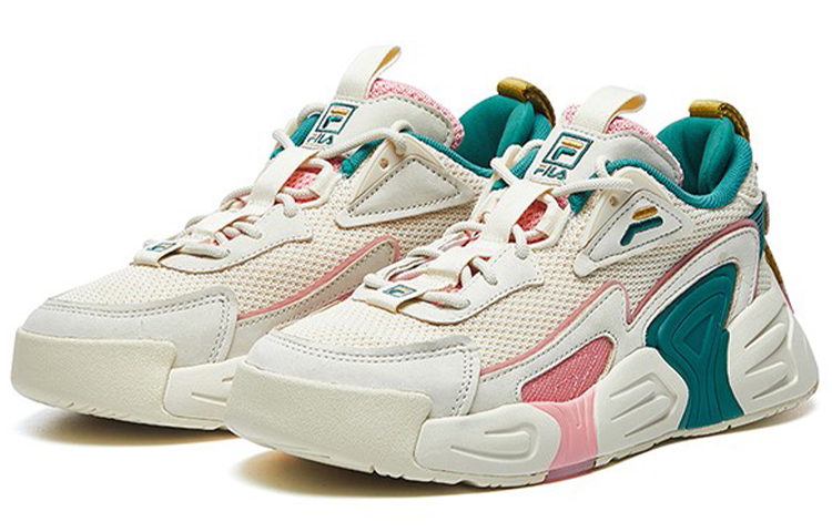 Lookbook FILA Swarm Low 'Pink Green' Sepatu Wanita F12M021213FAF