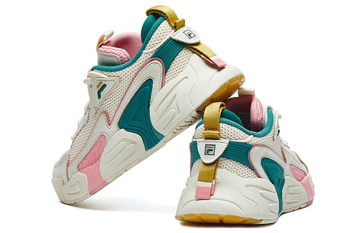 Shop FILA Swarm Low 'Pink Green' Sepatu Wanita F12M021213FAF