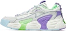 Buy 斐乐SWARM低帮螺纹运动鞋 紫/白/灰 F12M021213FSP