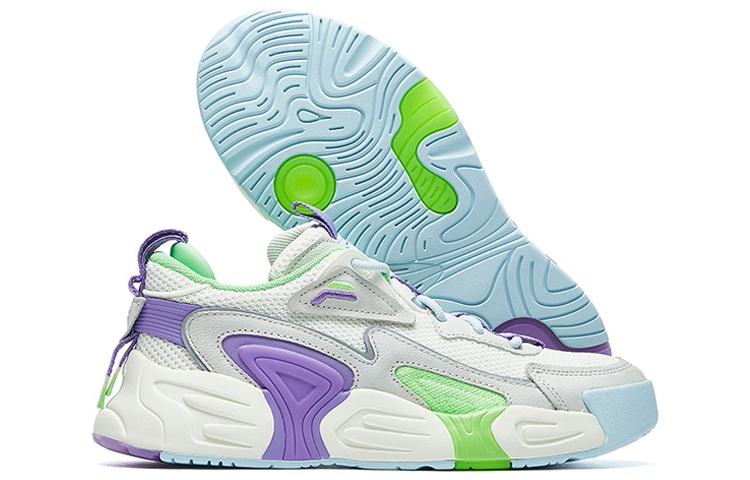 Shop Sneakers FILA SWARM Low Swirl Ungu/Putih/Abu-Abu F12M021213FSP